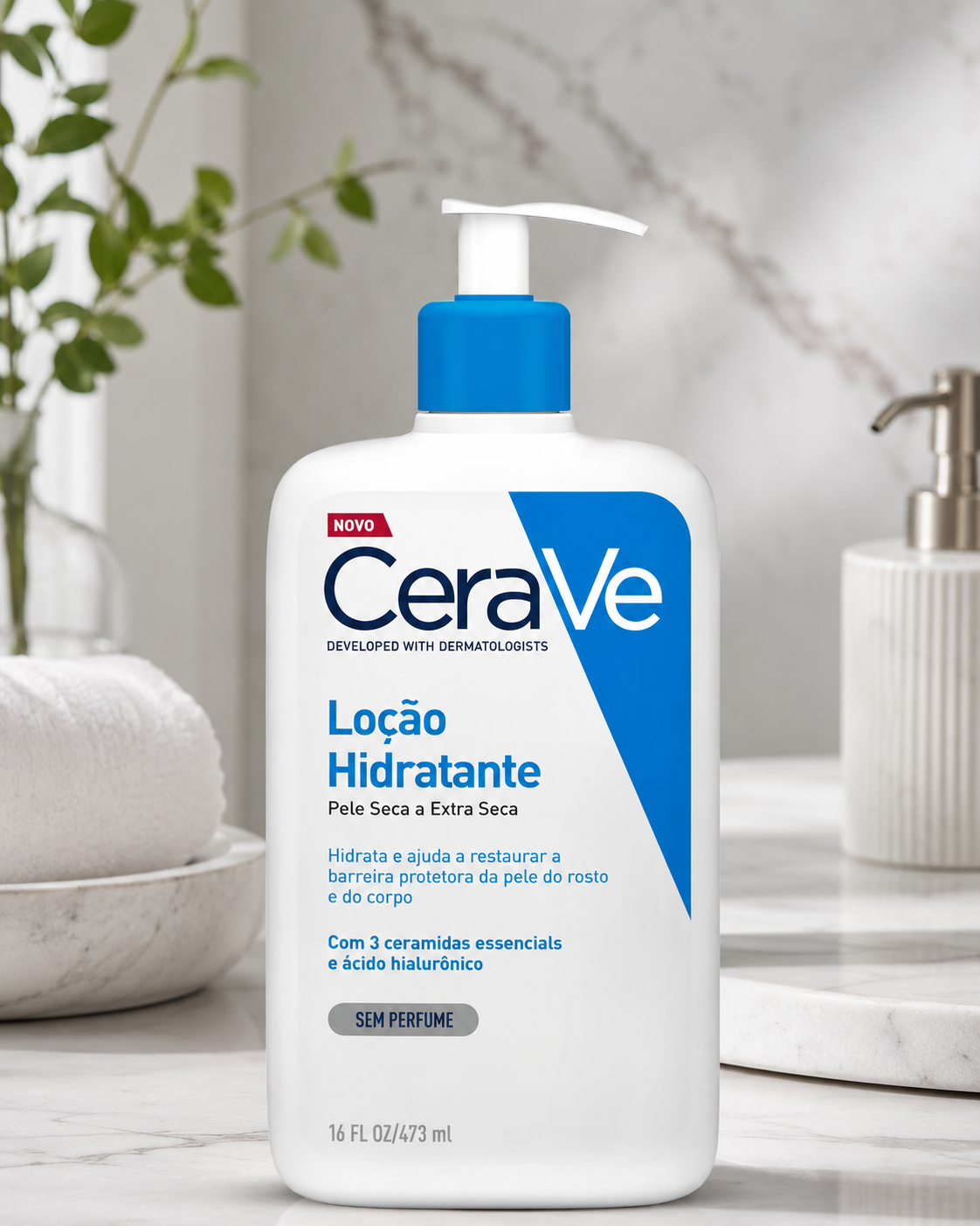 Loção Hidratante CeraVe — Rosto e Corpo